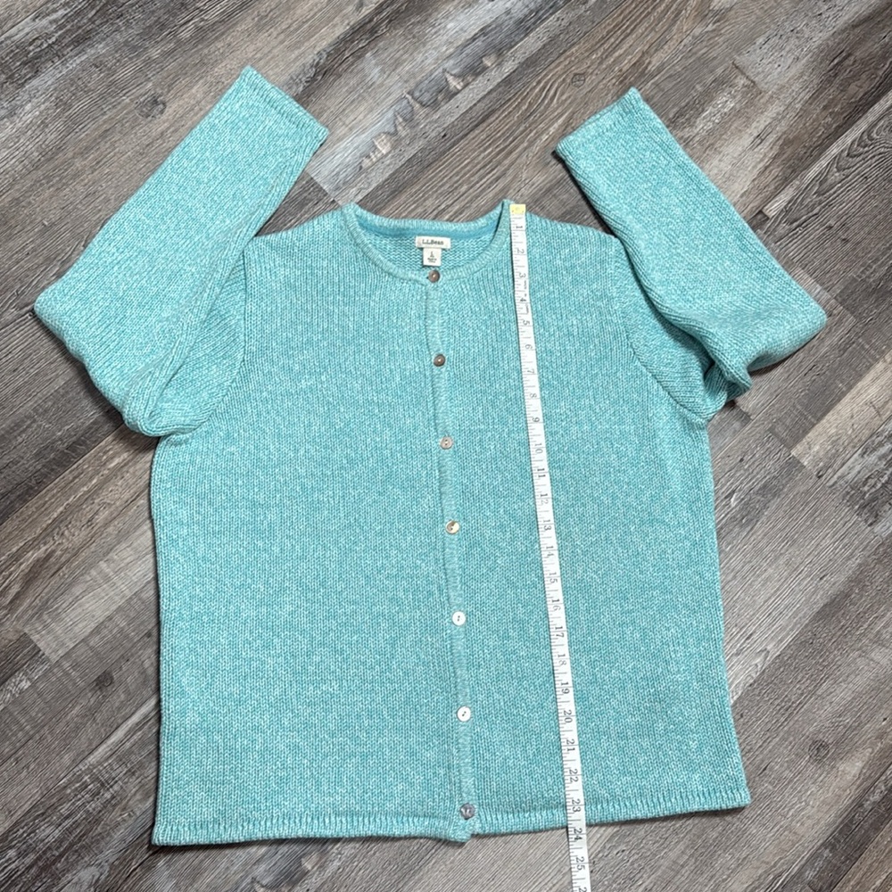 L.L. Bean Women’s Button Front Cardigan Sweater Size L - Picture 10 of 12